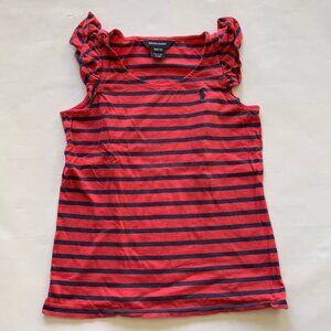 Ralph Lauren Ruffle Tank Top Size Medium
